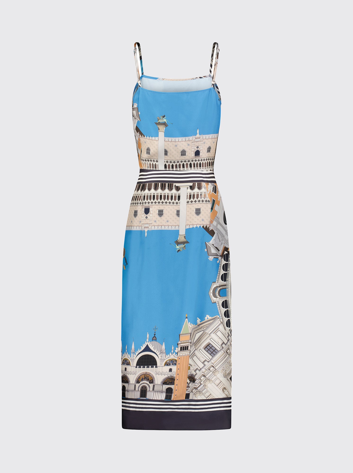 CALLAS MILANO ANGIE Camisole Dress VENICE Print Blue 44 IT (8 US) / Blue Multi / Black | Designed by Derek Lam CALLAS MILANO ANGIE Camisole Dress VENICE Print Blue 44 IT (8 US) / Blue Multi / Black | Designed by Derek Lam