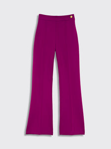 LOLA PANT IN STRETCH JACKY CROPPED FLARE