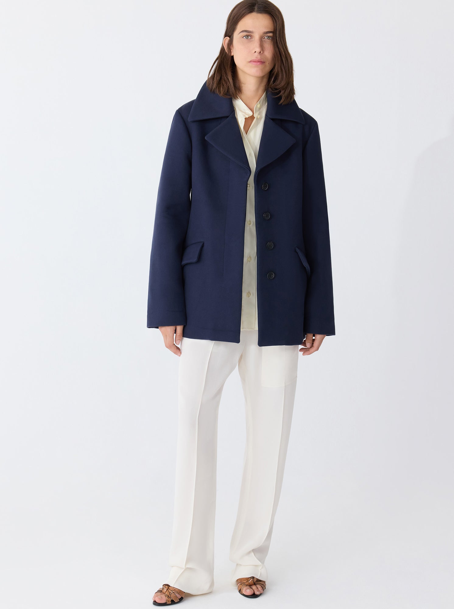 LUCKY Peacoat Navy – CÂLLAS Milano