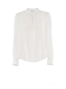 OLYMPIA SILK BLOUSE IVORY