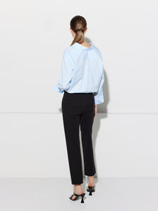 CHARLOTTE BOYFRIEND PANT STRETCH CREPE BLACK